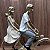 ESCULTURA CASAL NA BICICLETA 31X7,5X30 CM - Imagem 3