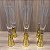 CONJUNTO TAÇA PARA CHAMPANHE DE CRISTAL E METAL 5,7X25CM 6 UNIDADES - Imagem 3