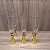 CONJUNTO TAÇA PARA CHAMPANHE DE CRISTAL E METAL 5,7X25CM 6 UNIDADES - Imagem 2