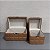 CAIXA EM MDF COM REVESTIMENTO EM PU G 26x16x16cm P 16x16x16cm - Imagem 2