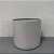 CACHEPOT EM METAL BEGE E VERDE G 20X18CM E P 17X14CM - Imagem 2
