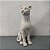 ESCULTURA LEOPARDO EM POLIRESINA BEGE G 34CM P 26CM - Imagem 2