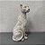 ESCULTURA LEOPARDO EM POLIRESINA BEGE G 34CM P 26CM - Imagem 3