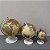 GLOBO DECORATIVO EM METAL E MARMORE - Imagem 1