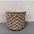 CACHEPOT EM CIMENTO MARROM 15X18CM - Imagem 1