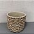 CACHEPOT EM CIMENTO MARROM 15X18CM - Imagem 2