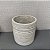 CACHEPOT DE CIMENTO BEGE G 18X18CM M 14X14CM - Imagem 5