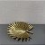 CENTRO DE MESA FOLHA EM POLIRESINA DOURADO G 34X36 M 29X29 CM - Imagem 2