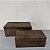 CAIXA EM MDF MARROM G 30,5x15,5cm M 25,5x12,5cm - Imagem 1