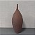 VASO EM CERAMICA MARROM G 42X18CM M 34X24CM - Imagem 2