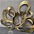 ADORNO DE PAREDE EM METAL DOURADO 96x55cm - Imagem 3