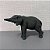 ESCULTURA ELEFANTE EM POLIRESINA PRETO G 27cm P 13cm - Imagem 7