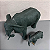 ESCULTURA ELEFANTE EM POLIRESINA PRETO G 27cm P 13cm - Imagem 2