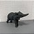 ESCULTURA ELEFANTE EM POLIRESINA PRETO G 27cm P 13cm - Imagem 6