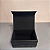 CAIXA MDF COM REVESTIMENTO EM PU PRETO G 24x12cm M 18x9cm - Imagem 4