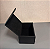 CAIXA MDF COM REVESTIMENTO EM PU PRETO G 24x12cm M 18x9cm - Imagem 5