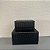 CAIXA MDF COM REVESTIMENTO EM PU PRETO G 24x12cm M 18x9cm - Imagem 2