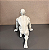 ESTATUETA ATLETA EM RESINA BRANCO 26x26x24cm - Imagem 4