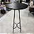 MESA BISTRO NAOS PRETO/FRESNO NEGRO 111x60cm - Imagem 1