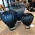 VASO DECORATIVO VIDRO AZUL P 20x17cm M 27x24cm G 35x31cm - Imagem 1