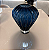 VASO DECORATIVO VIDRO AZUL P 20x17cm M 27x24cm G 35x31cm - Imagem 3