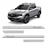 Friso Lateral Fiat Toro Prata Melfi - Imagem 1