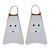 Pé de pato Classic Fins simétrico branco - Imagem 2