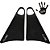 Pé de pato nadadeira infantil Classic Fins KIDS assimétrico preto - Imagem 1