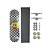 Skate de marfim infantil COMPLETO mini model SKATE KIDS Smile - Imagem 1