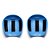 Casquilhos para joelheira 187 Killer Pads Lock in Recap PRO azul C2 - Imagem 3