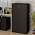 Armário Alto Fechado Com 2 Portas - Preto - Imagem 1