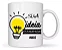 CANECA DE PORCELANA BRANCA - Imagem 1