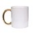 CANECA DE PORCELANA COM ALÇA DOURADA - Imagem 1