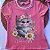Blusa Gatinho Rosa - Imagem 1