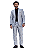 Terno Poliviscose Slim Prata - Imagem 1