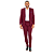 Terno Poliviscose Com Elastano Slim Vinho + Calça com Ajuste Personalizado - Imagem 1