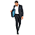 Terno Poliviscose Com Elastano Slim Preto + Calça com Ajuste Personalizado - Imagem 4