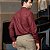 Camisa Social Vinho Fibra de Bambu - Imagem 6