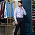 Camisa Social Roxo Claro Fibra de Bambu - Imagem 6
