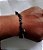 Pulseira Pedra Natural Obsidiana Flocada - Imagem 1
