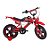 Bicicleta  Infantil Unitoys Moto Cross Aro 16 Vermelha - Imagem 1