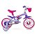 Bicicleta Infantil Violet aro 12 Rodinhas e Cestinha - Imagem 2