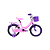 Bicicleta Bike Love Rosa Aro 16 Unitoys - Imagem 2