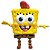 Boneco Vinil Bob Esponja Calça Quadrada e Gary Articulado - Imagem 3