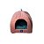 Cabana e Cama ShuDog 2 em 1, para Cães e Gatos - Rosa Tifani - Imagem 1