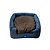 Cabana e Cama ShuDog 2 em 1, para Cães e Gatos - Azul Marinho com Marrom - Imagem 2