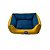 Cama para Cachorros Bed Lisa - Azul Marinho com Amarelo - Imagem 1
