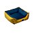 Cama para Cachorros Bed Lisa - Azul Marinho com Amarelo - Imagem 2