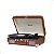 Vitrola Raveo Sonetto Chrome Brown Bluetooth Bivolt Marrom - Imagem 1