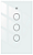 INTERRUPTOR DE LUZ 3 BOTOES WIFI BRANCO- VDS ILBW-3B - Imagem 1